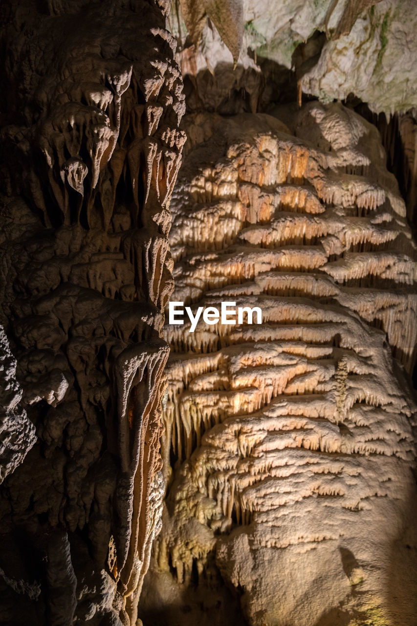 CLOSE-UP OF ROCK FORMATION