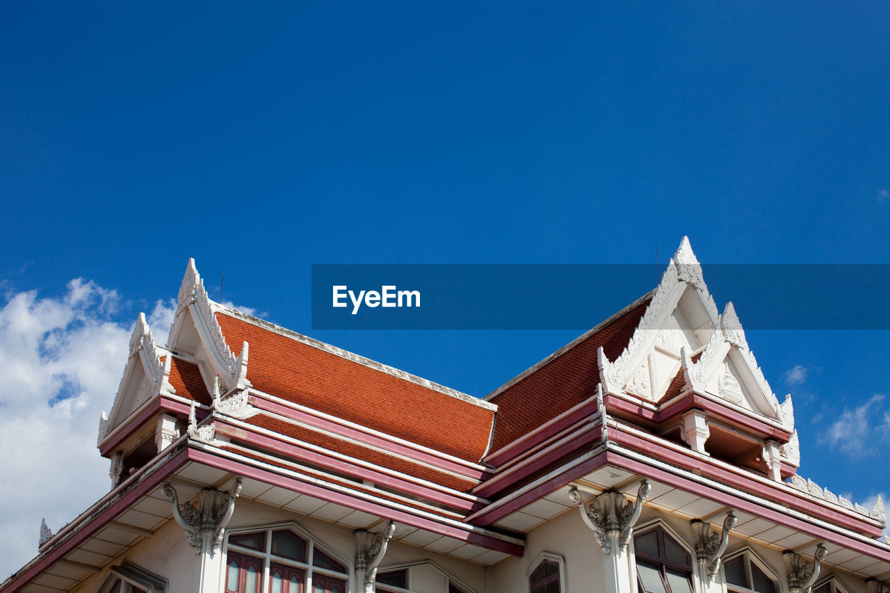 LOW ANGLE VIEW OF TEMPLE AGAINST CLEAR SKY