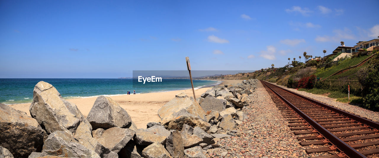 PANORAMIC VIEW OF SEA AGAINST SKY