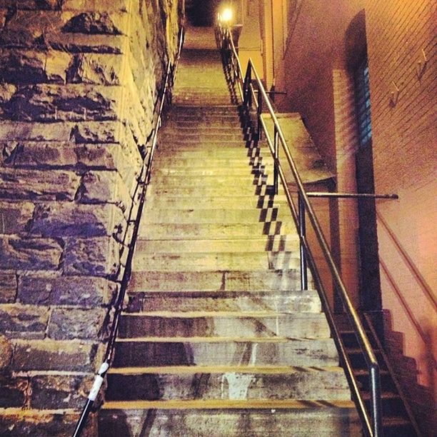 STAIRCASE LEADING TOWARDS BUILDING