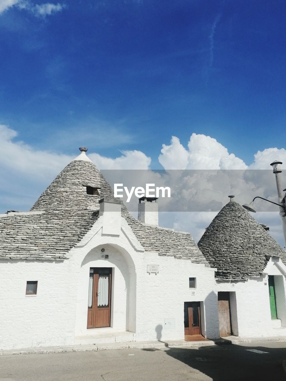 Houses against sky