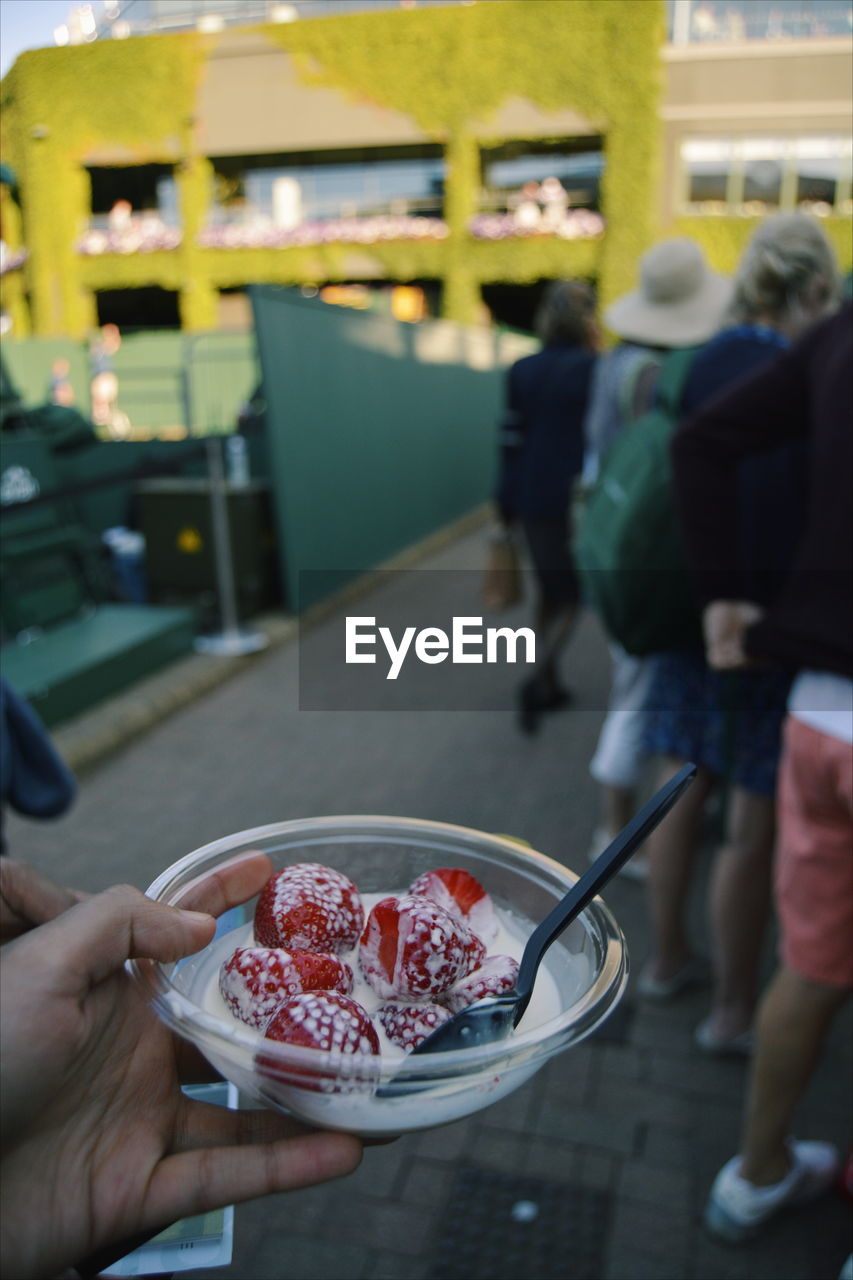 Wimbledon tradition strawberries and cream