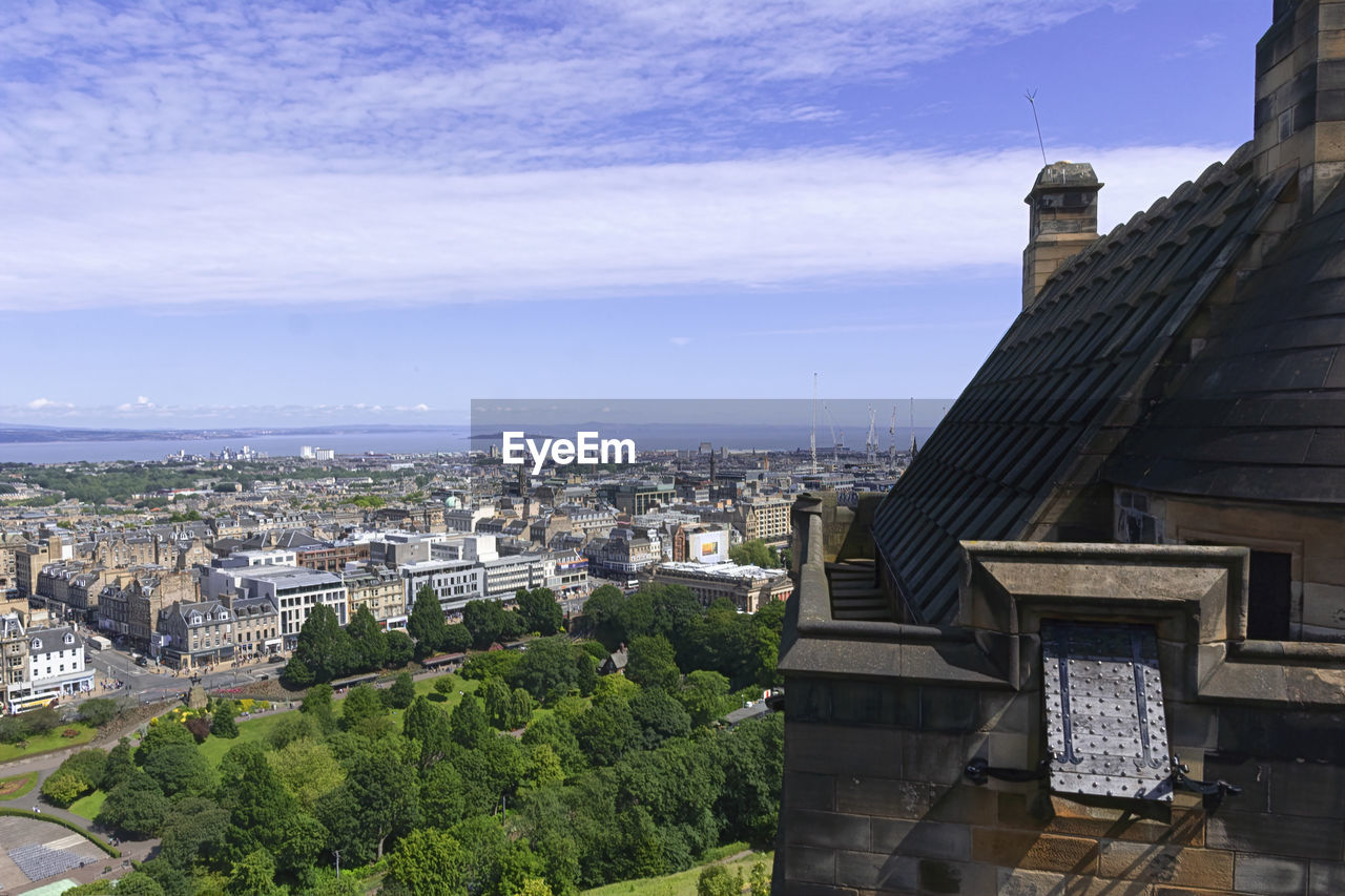 View from edinburgh castle.