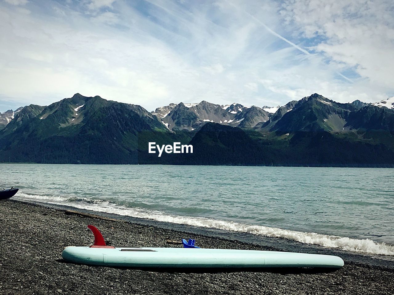 SCENIC VIEW OF LAKE AGAINST MOUNTAINS