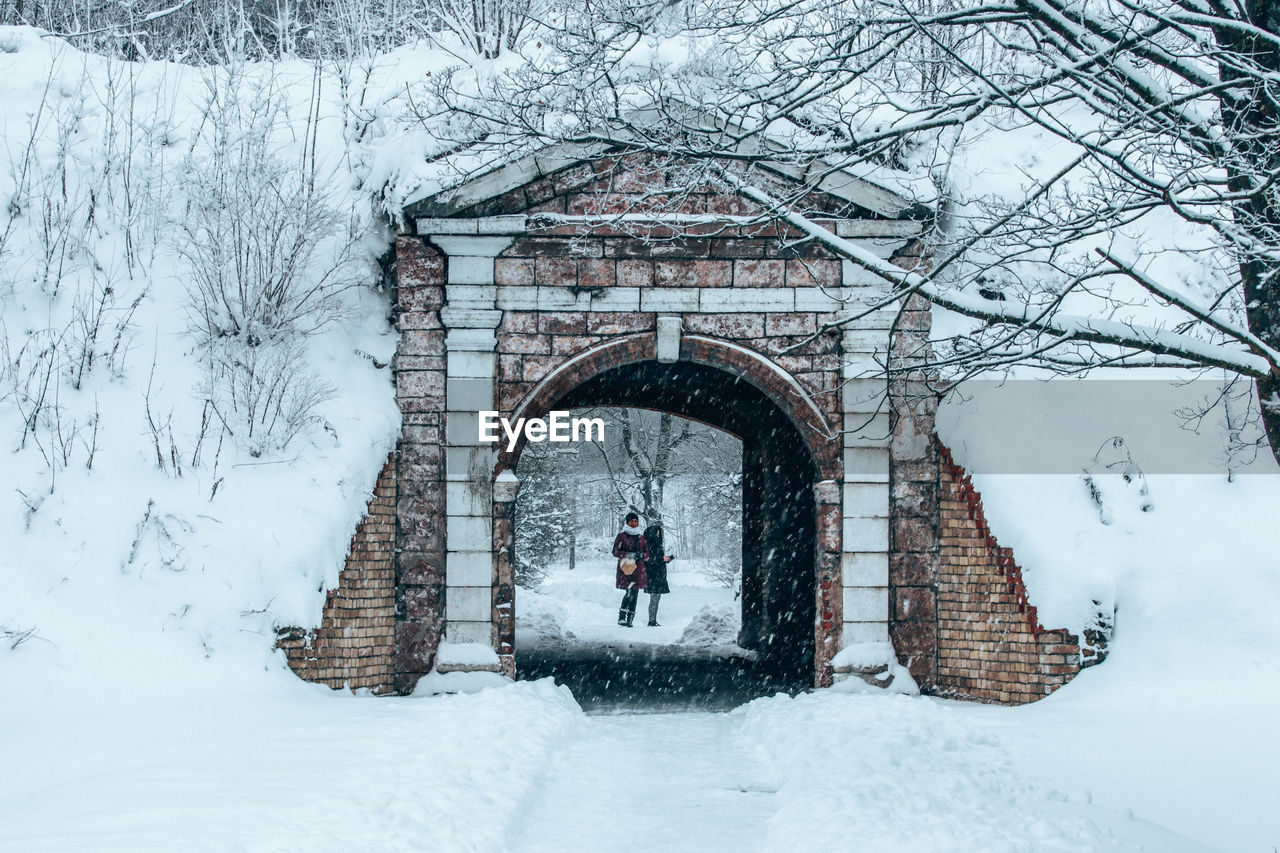 Snow covered field