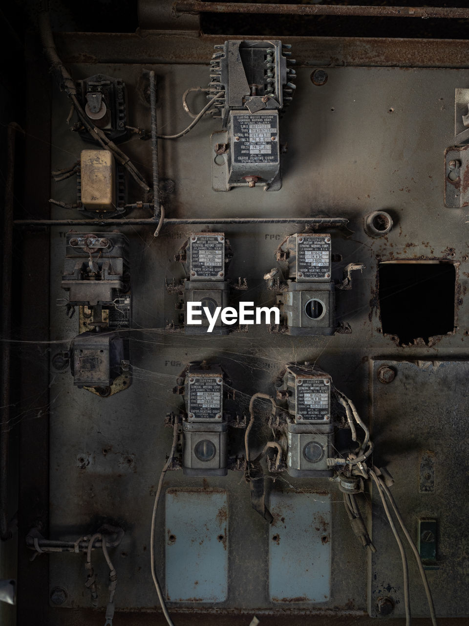 Shot of old machinery