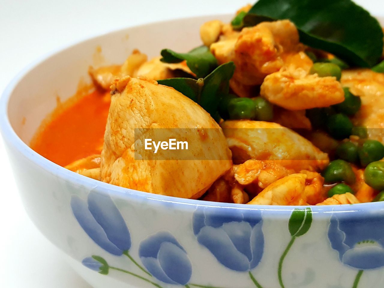 Close-up of food in bowl on table