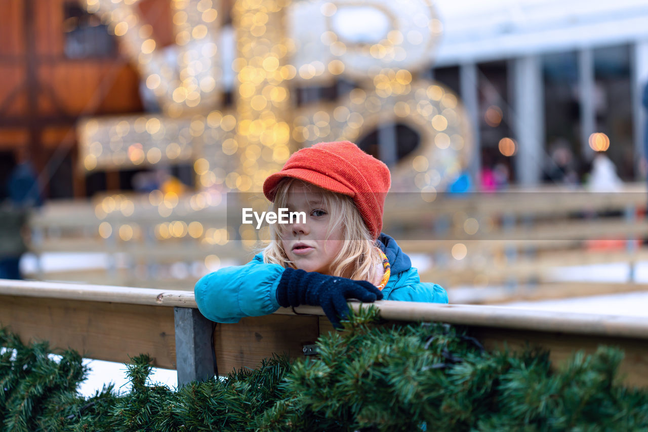 Child resting while skating