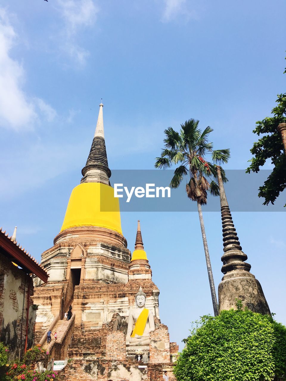 LOW ANGLE VIEW OF A TEMPLE