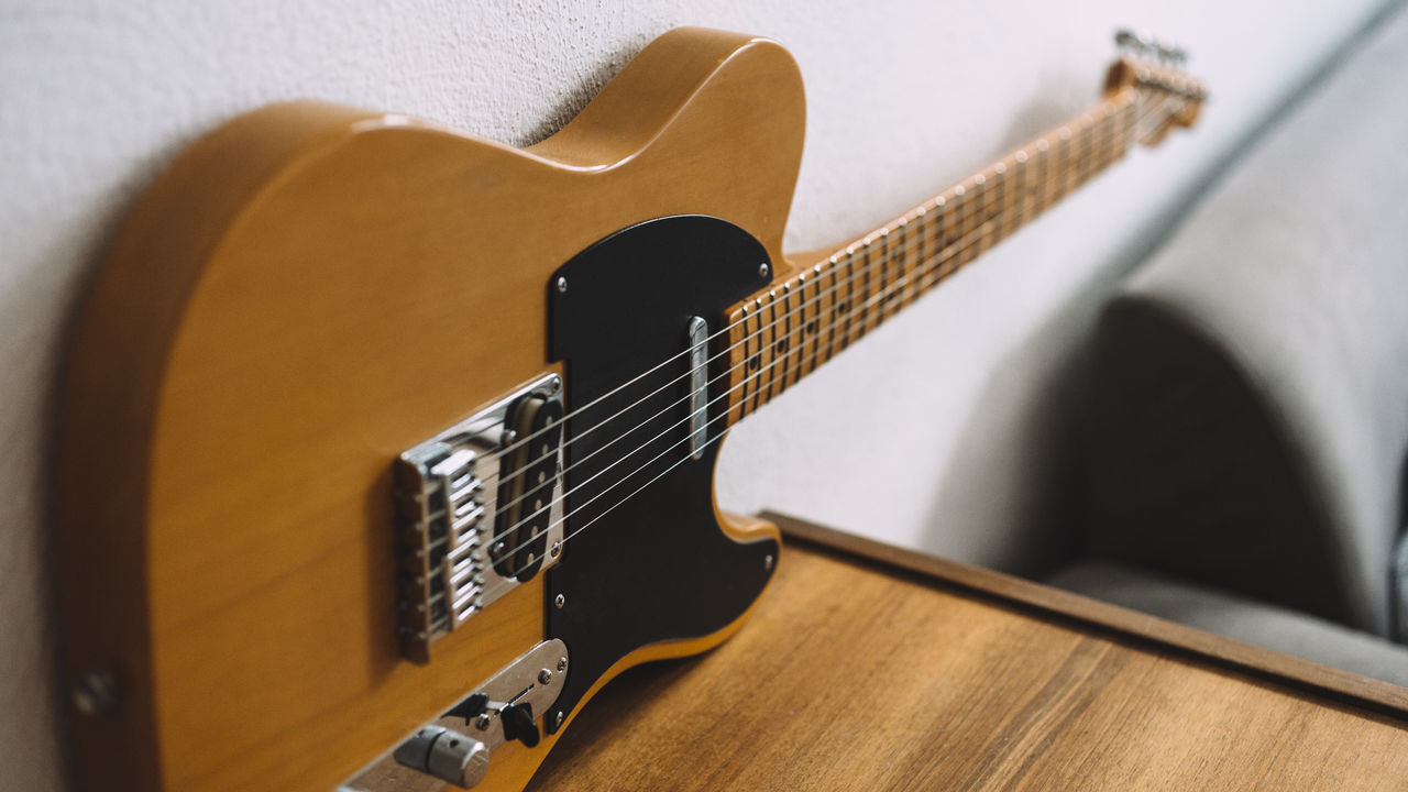 Close-up of guitar