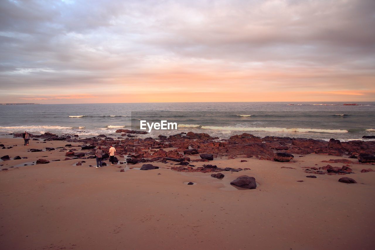 SCENIC VIEW OF SEA DURING SUNSET