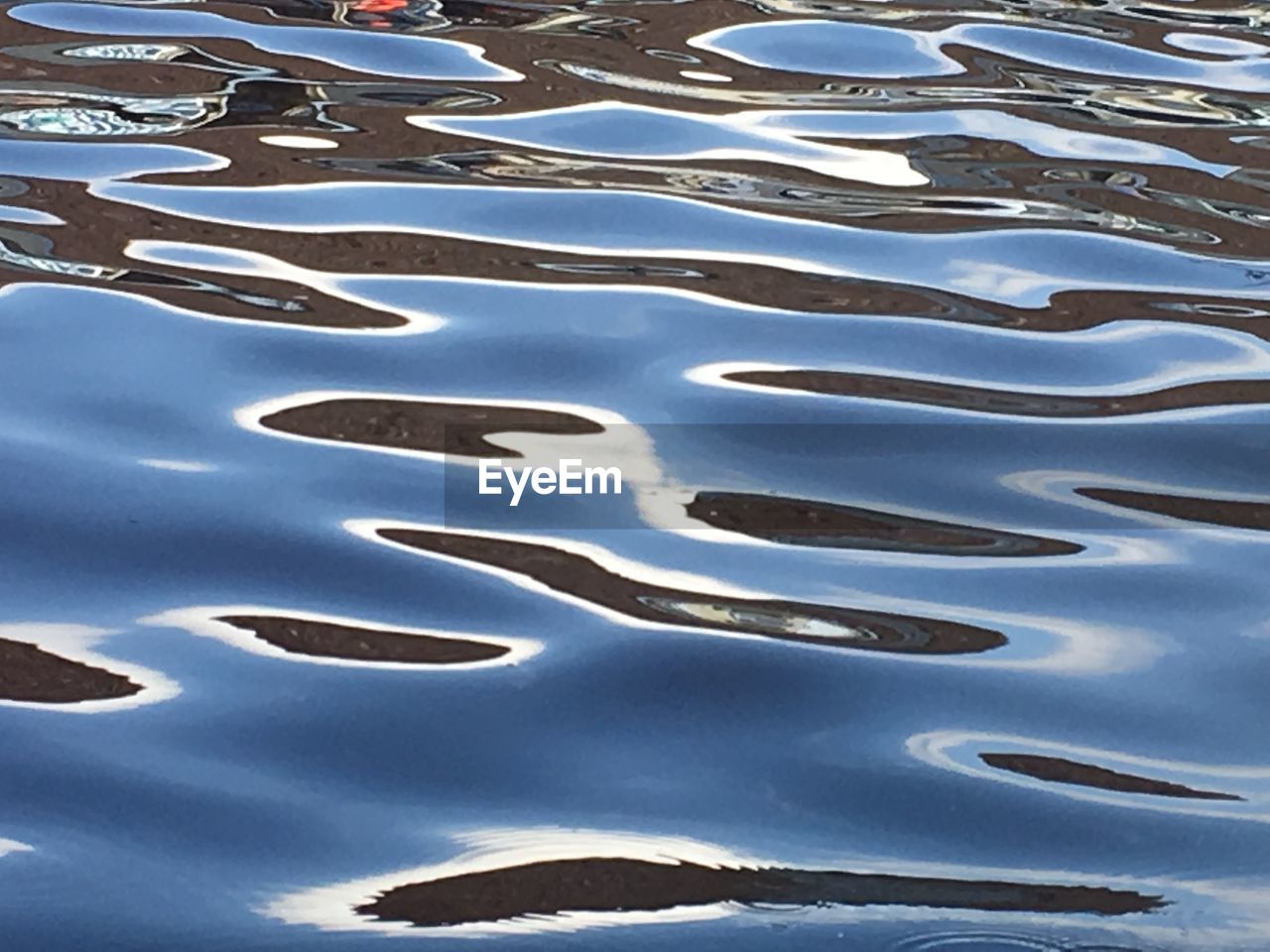 FULL FRAME SHOT OF WATER WITH REFLECTION