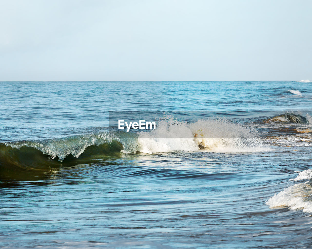 SCENIC VIEW OF BEACH AGAINST CLEAR SKY