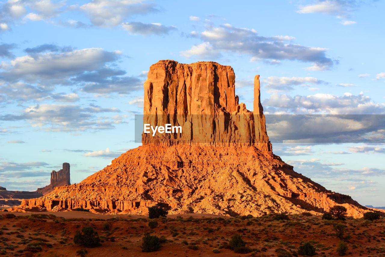Monument valley, utah, usa, in late afternoon light.
