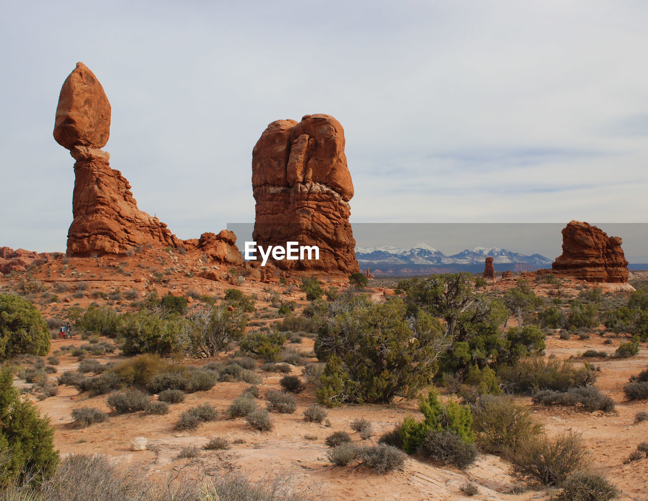 View of rock formations