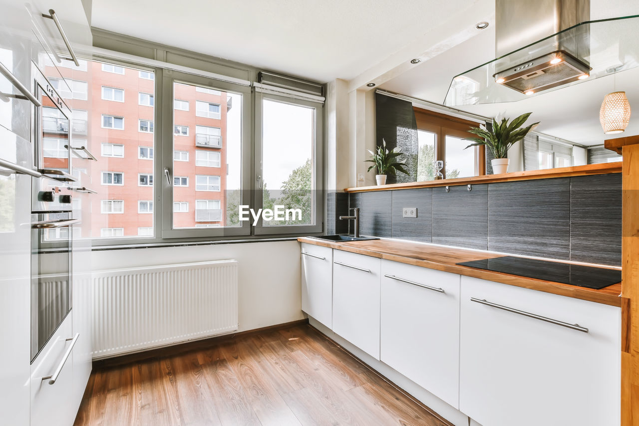 Interior of modern kitchen