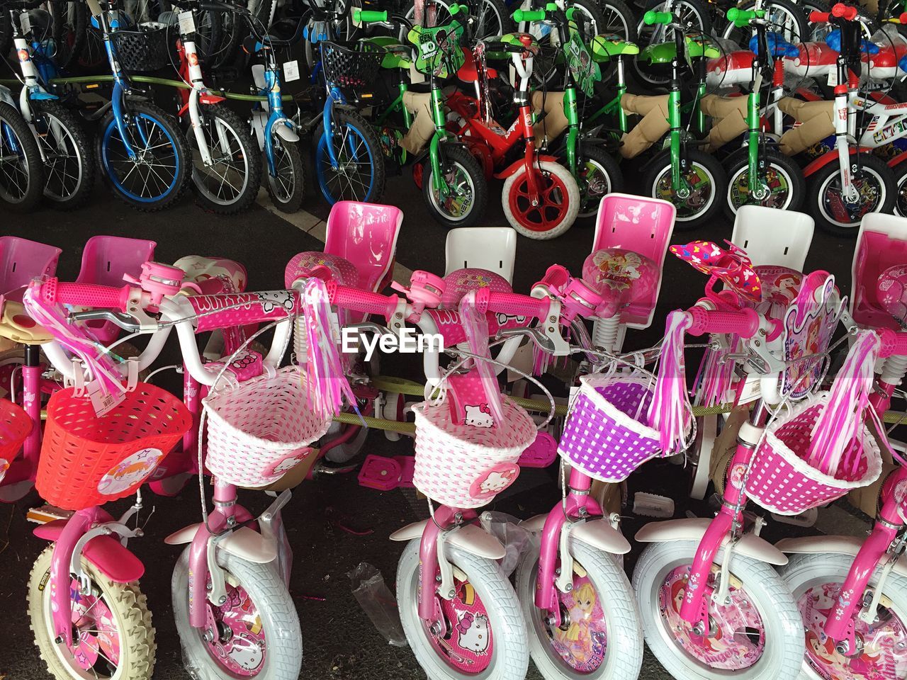 Close-up of various displayed for sale at market stall