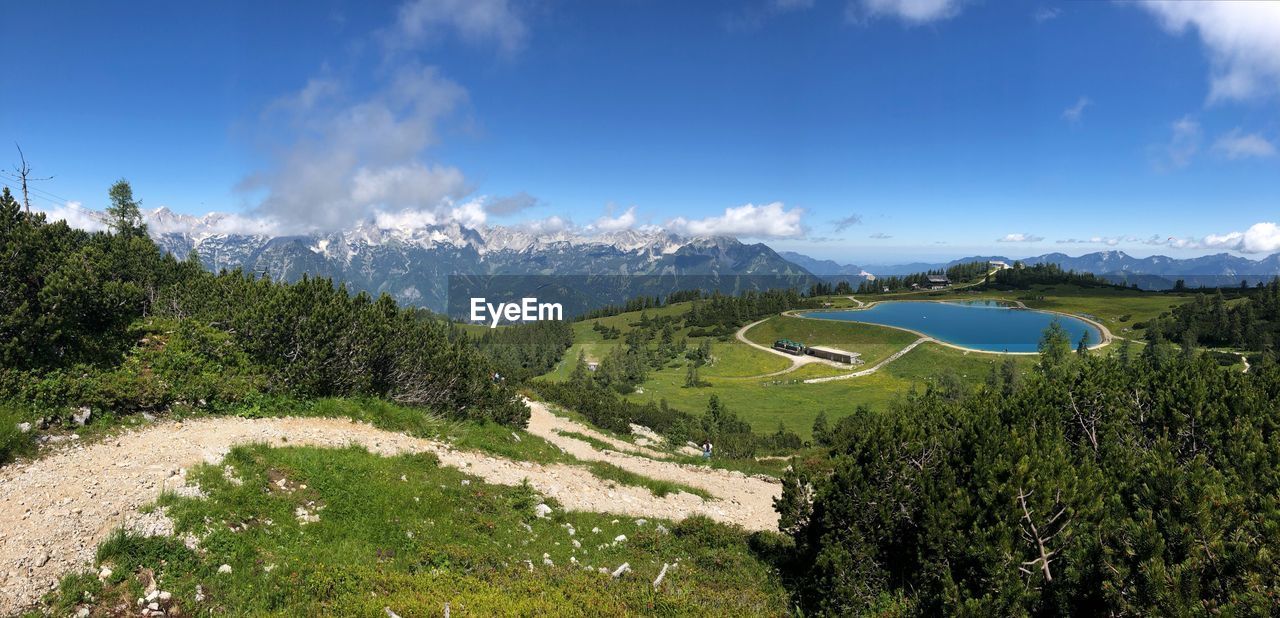 Panoramic view of landscape against sky