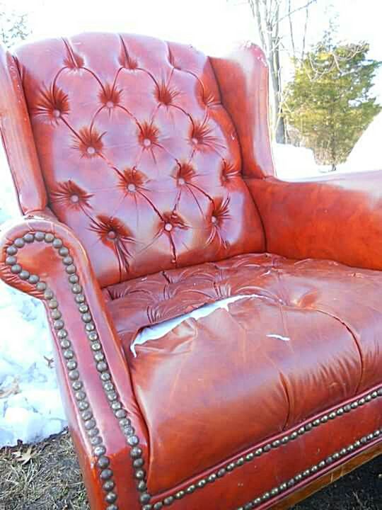 no people, armchair, day, chair, tree, outdoors, close-up, nature, sky