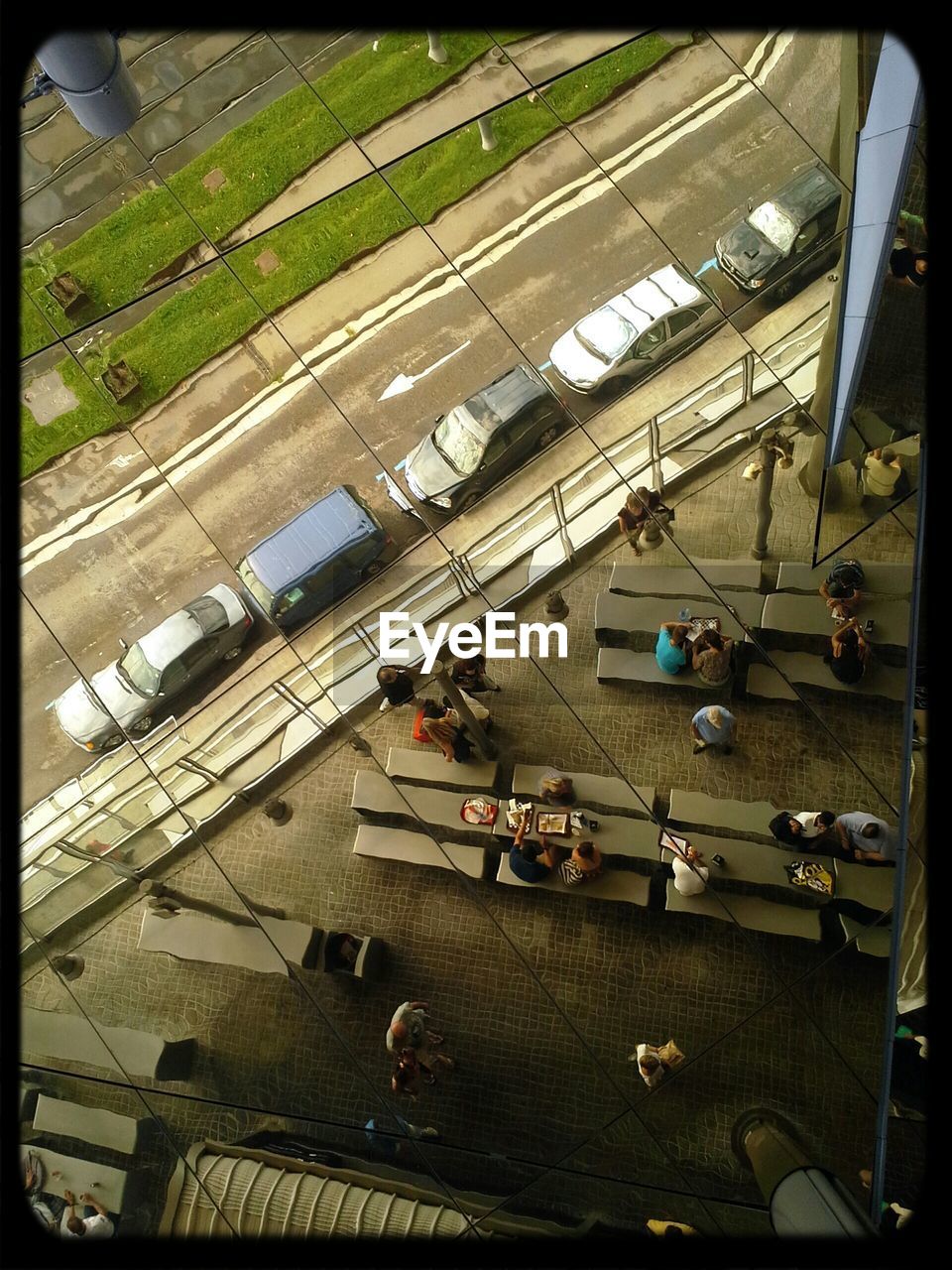 VIEW OF TRAIN ON ROAD