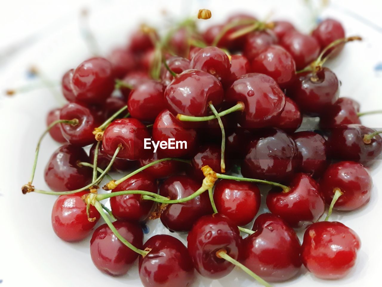 Close-up of cherries in bowl