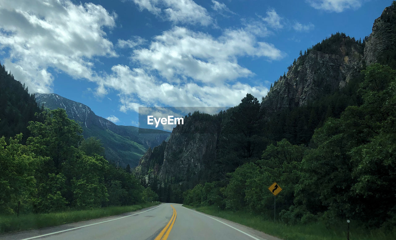 Drive along the crystal river in colorado