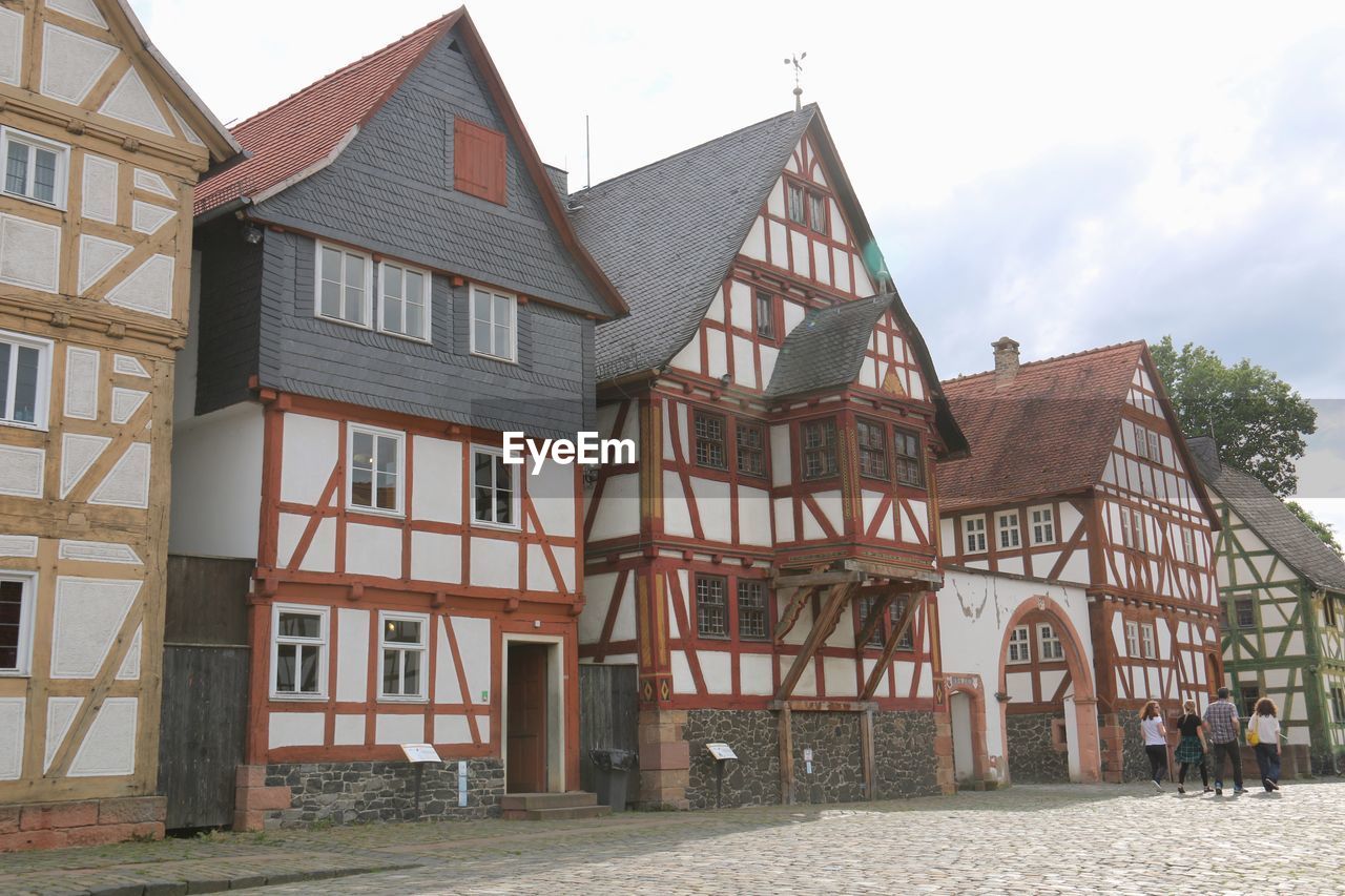 Houses against sky