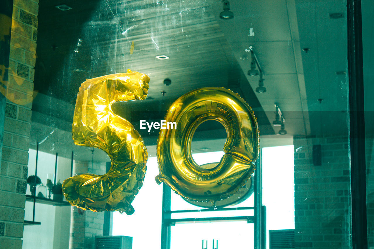 50 year or 50 number for celebration. its golden.