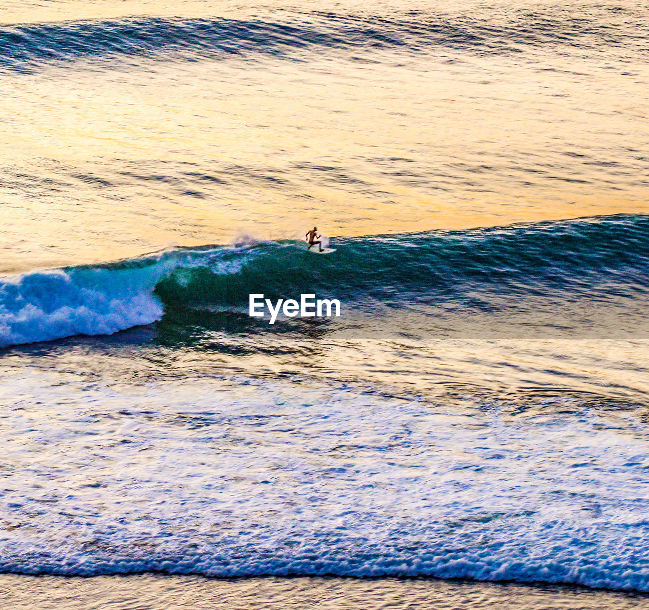 Man surfing in sea