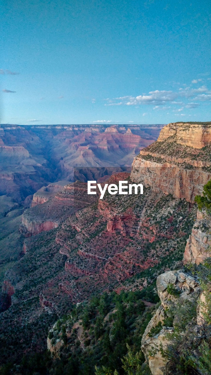 Scenic view of mountain range