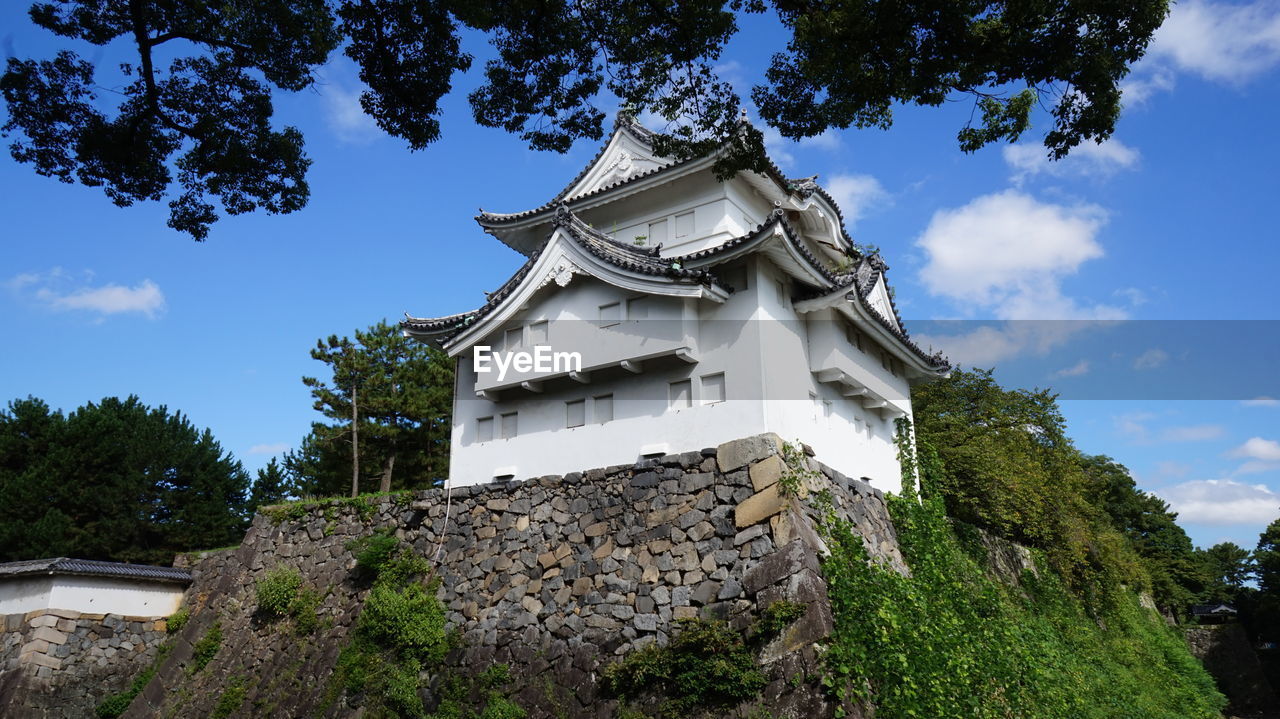 Low angle view of building against sky