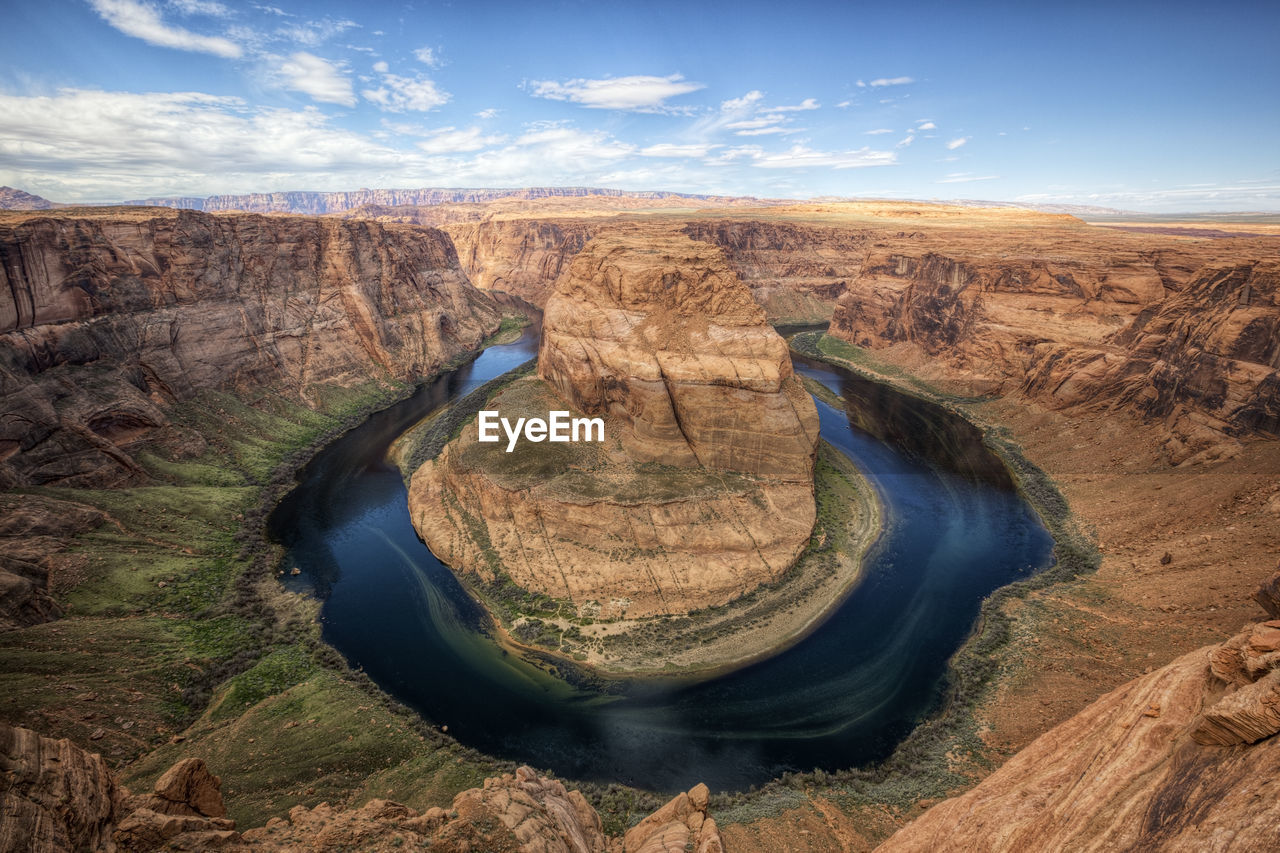 PANORAMIC VIEW OF ROCK FORMATIONS AGAINST SKY