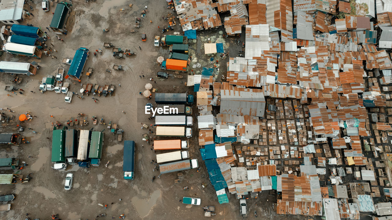 Aerial view of the industrial area in dar es salaam