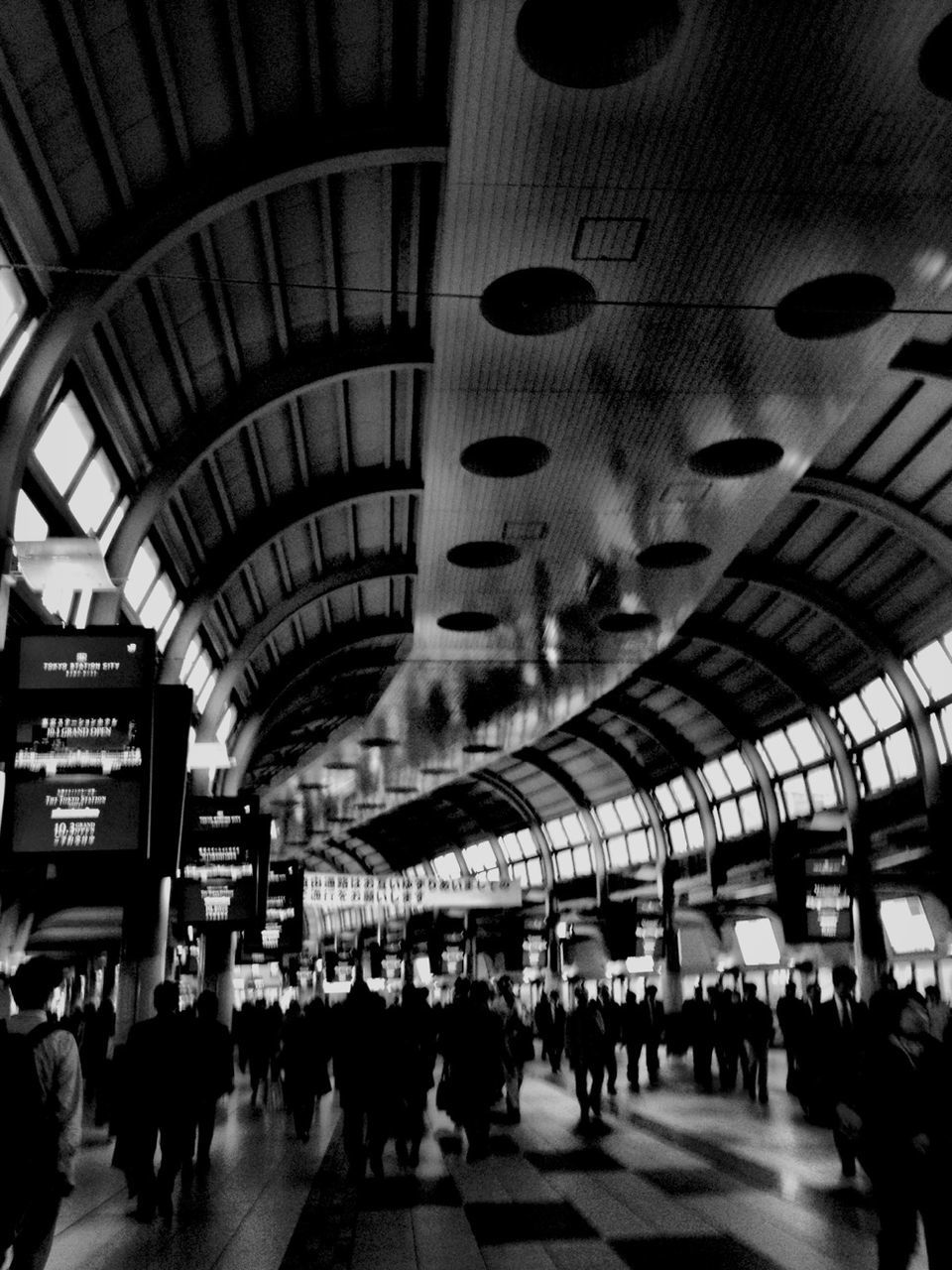 PEOPLE IN SUBWAY STATION