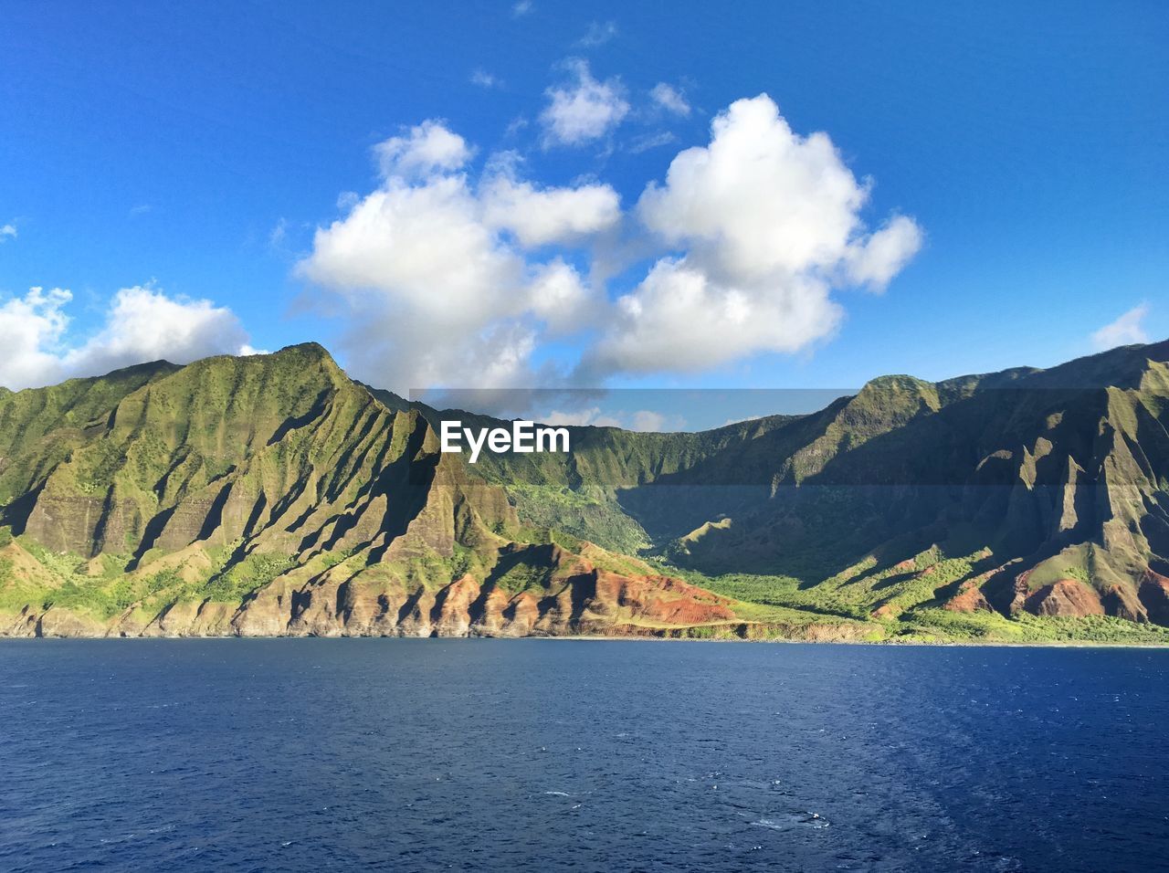 Scenic view of calm lake