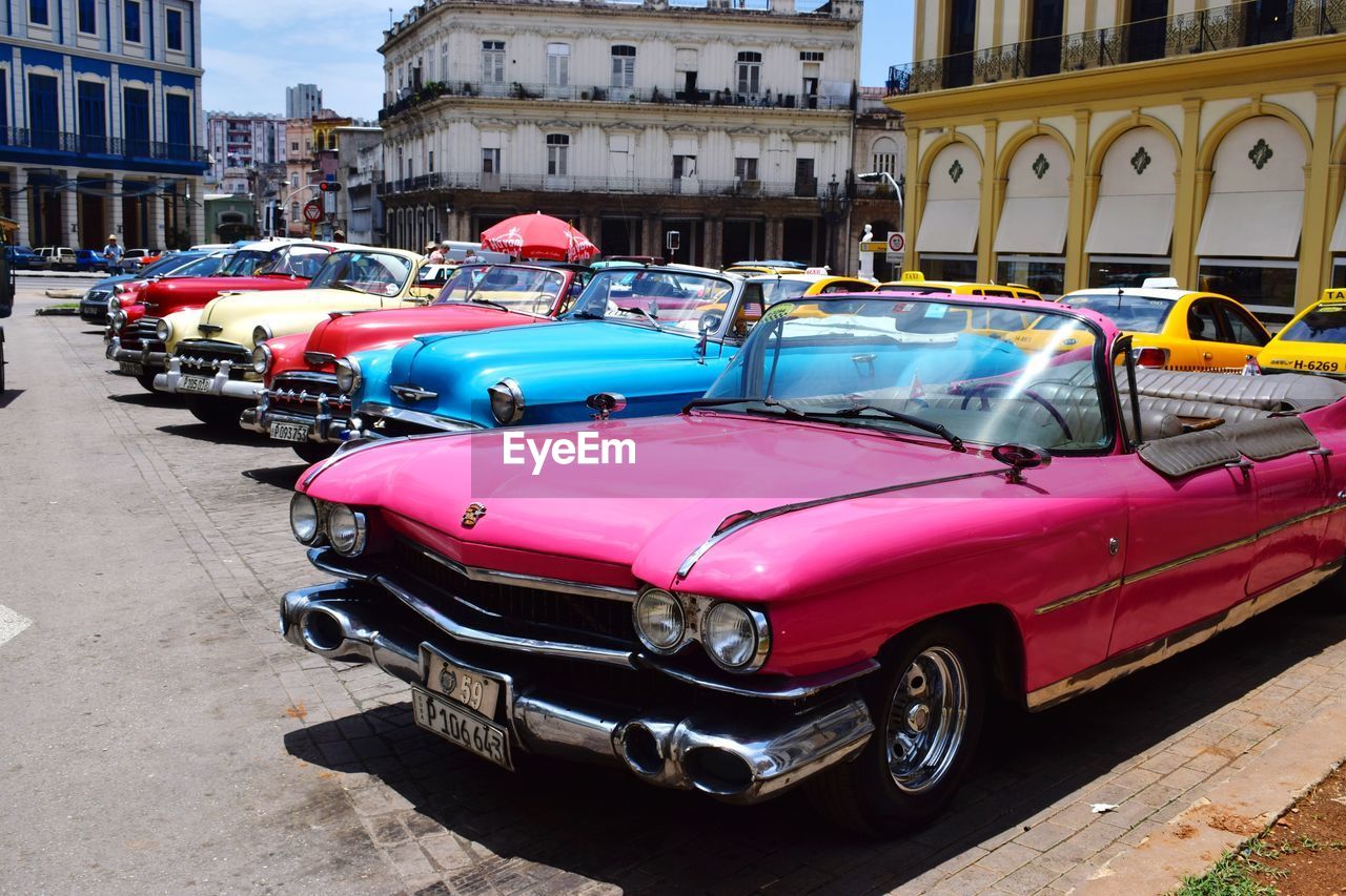 VIEW OF CAR ON CITY STREET