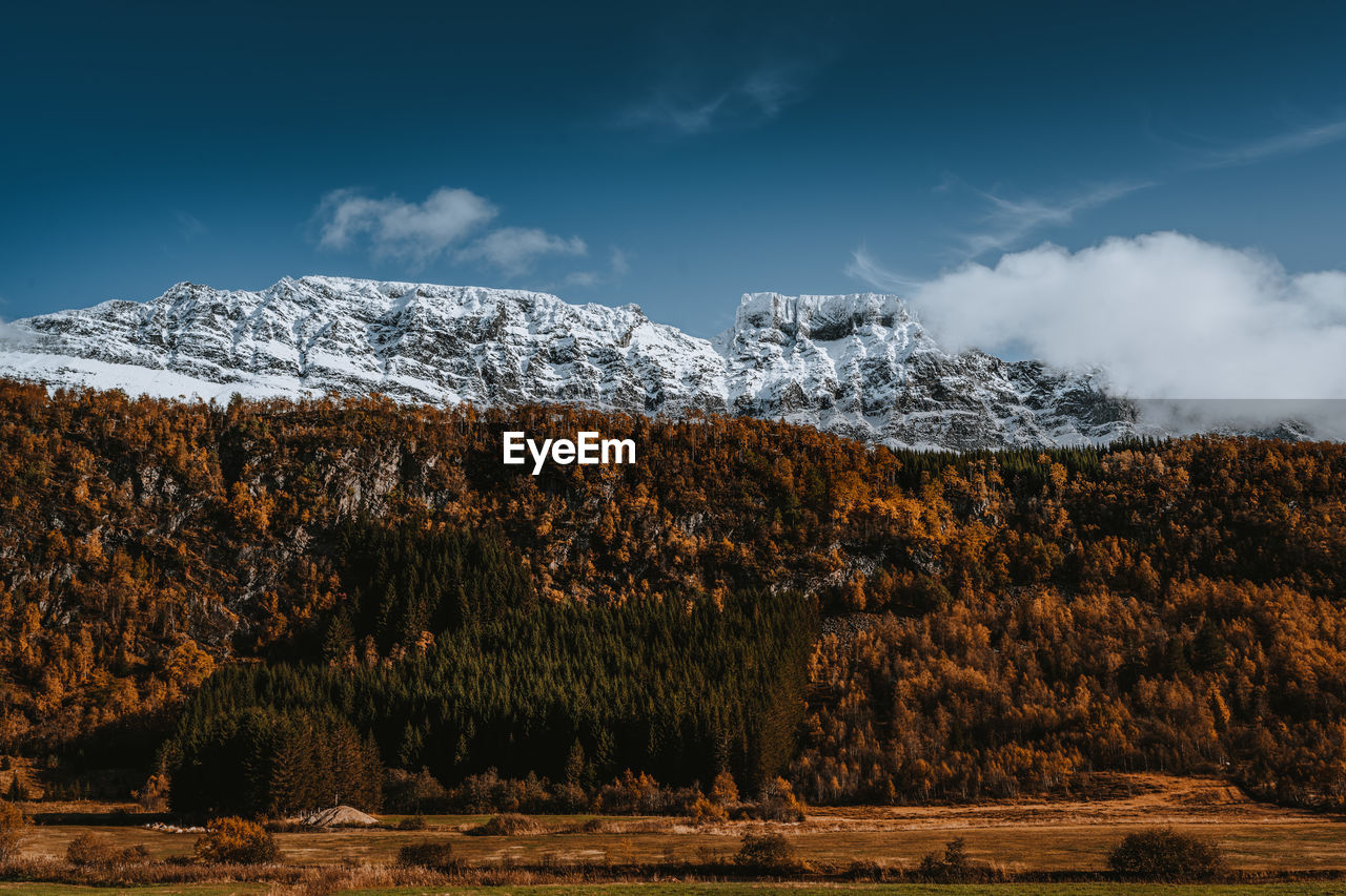 A mountain ridge near geiranger, norway