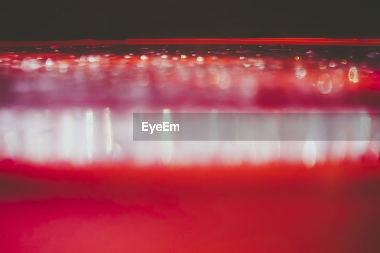 close-up of water drops on glass