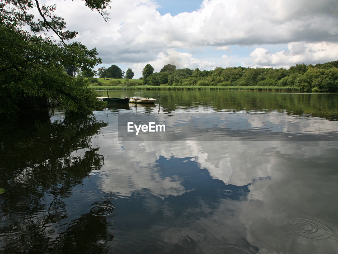 IDYLLIC VIEW OF LAKE AGAINST SKY