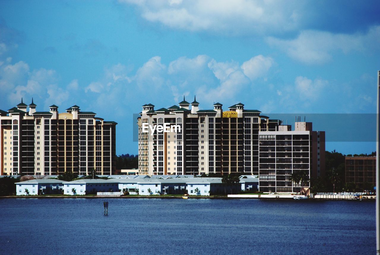 BUILDINGS AGAINST SKY