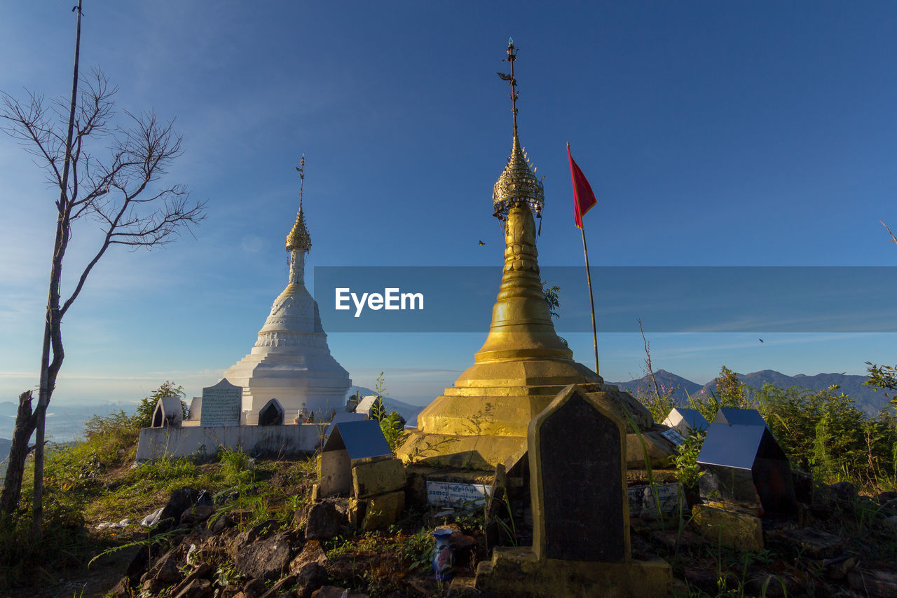 TEMPLE AGAINST BUILDINGS