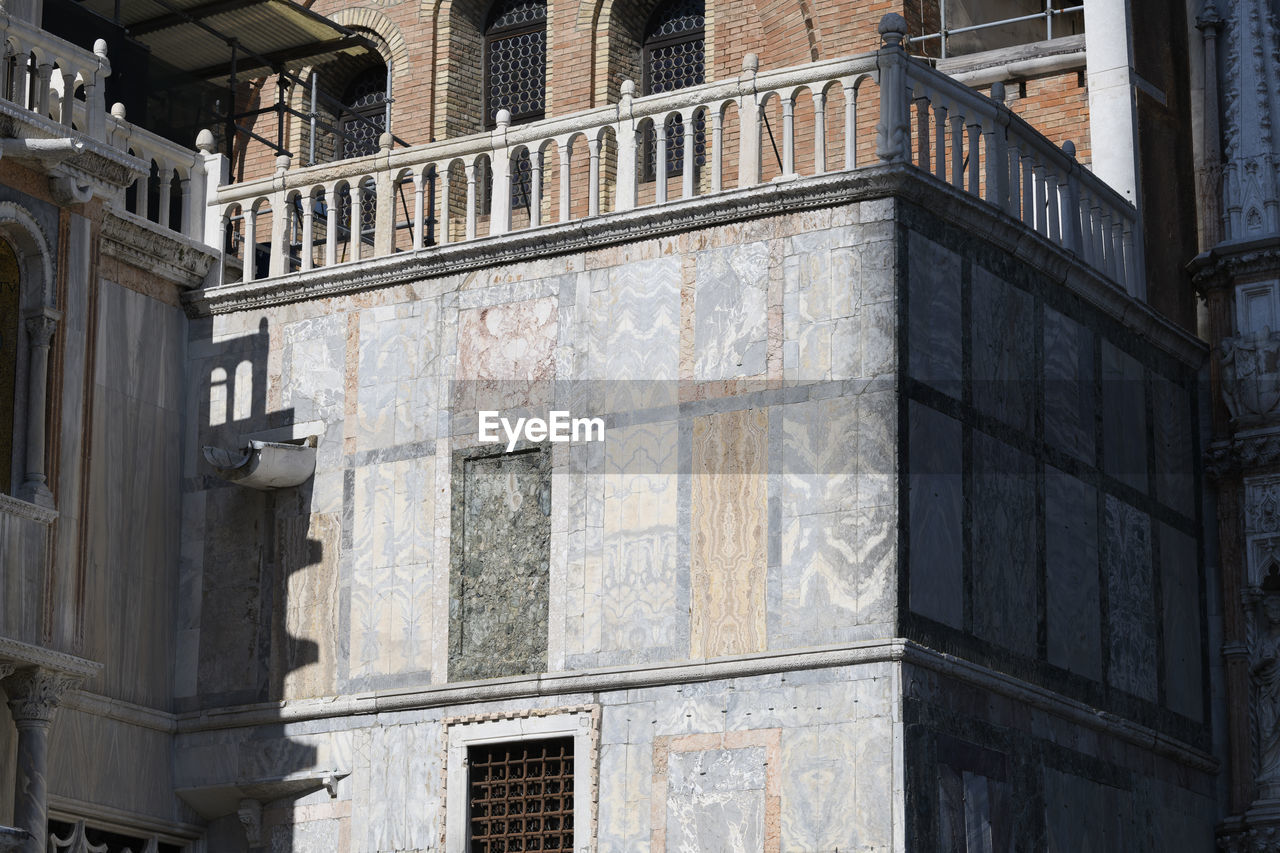 Low angle view of historical doge's palace  building