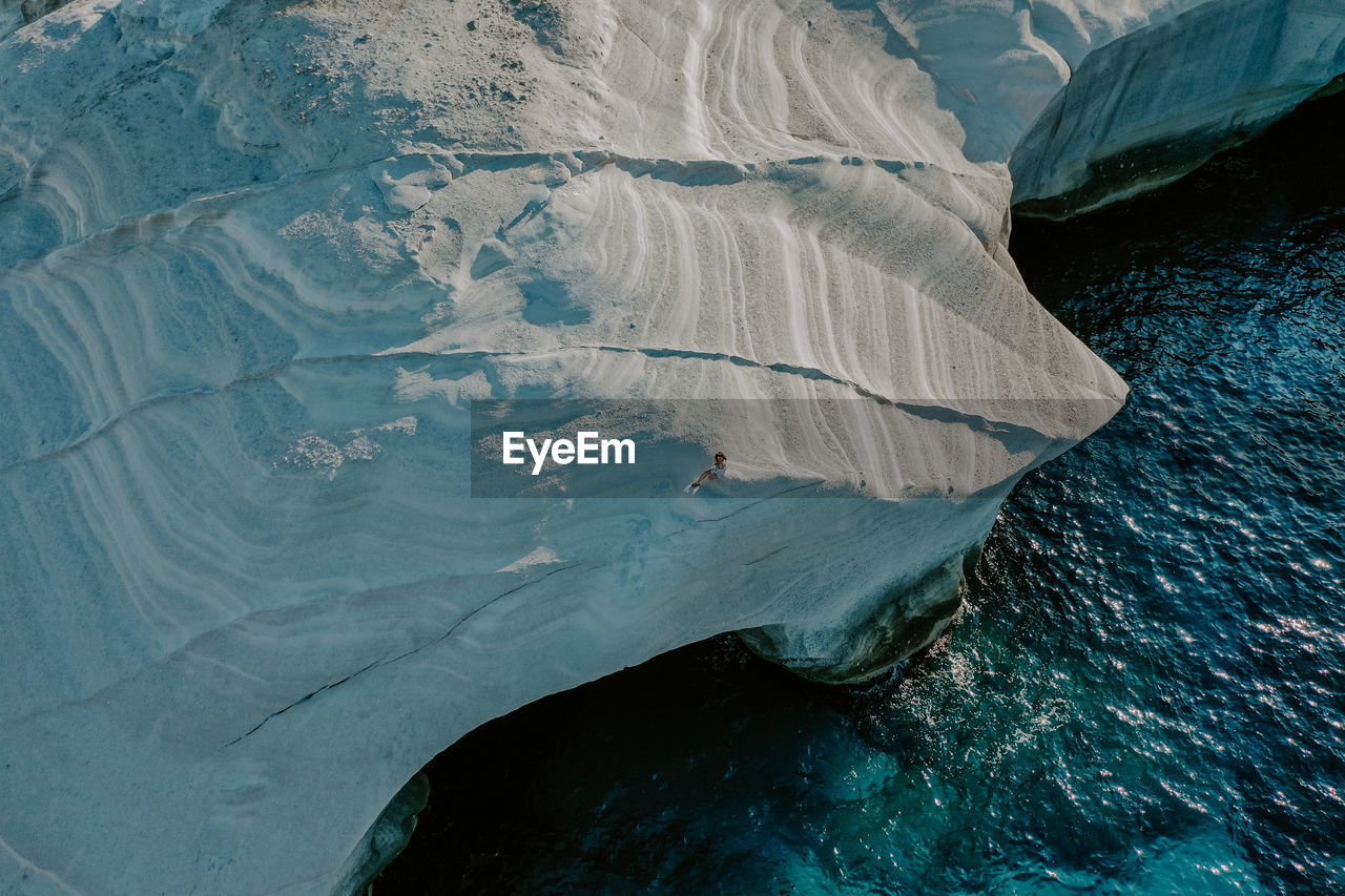 high angle view of water