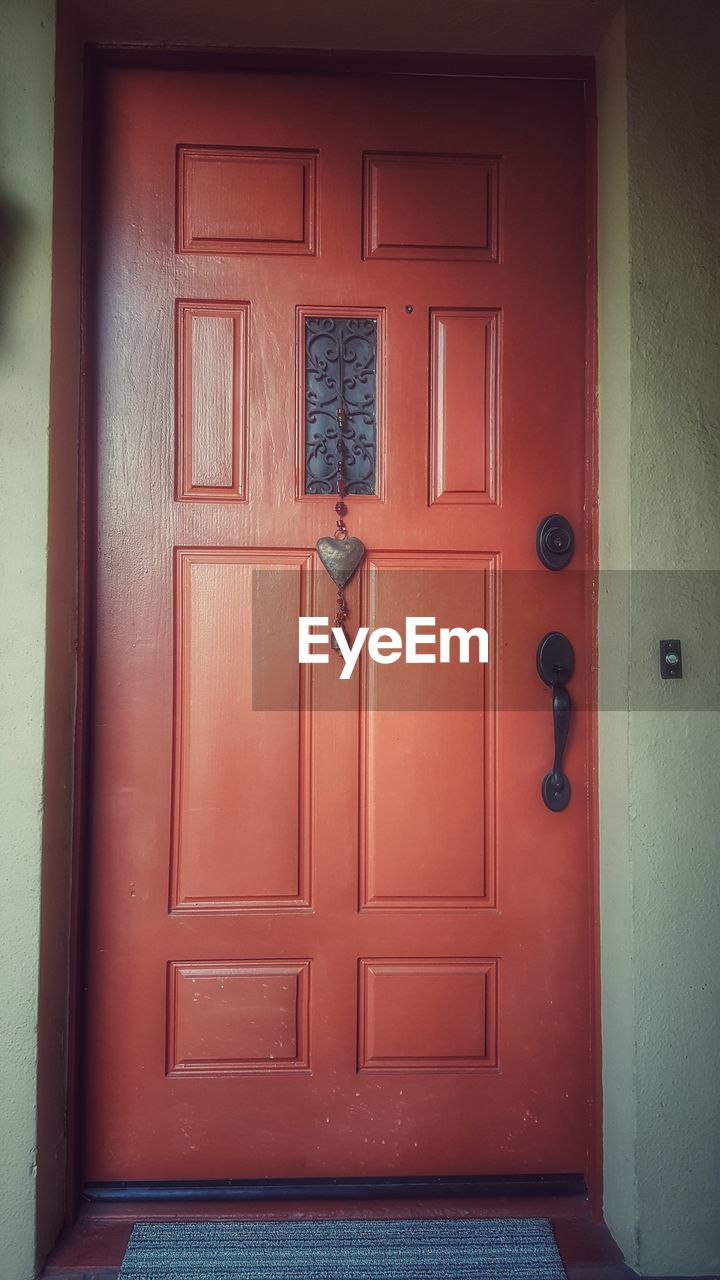 RED DOOR WITH OPEN