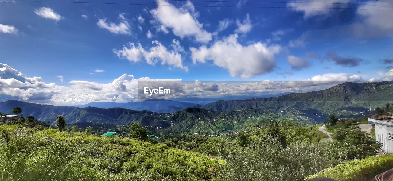 Panoramic view of landscape against sky