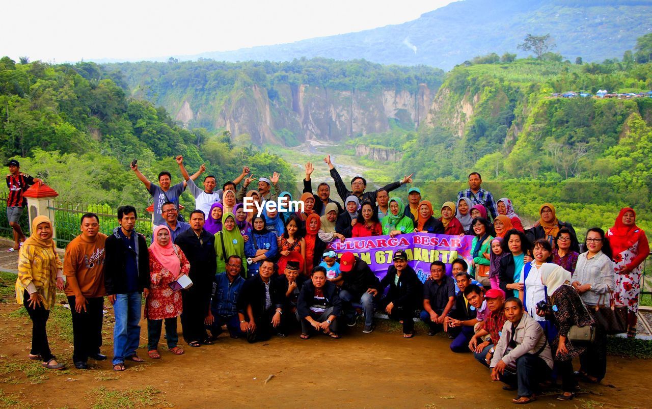 TOURISTS ON MOUNTAIN