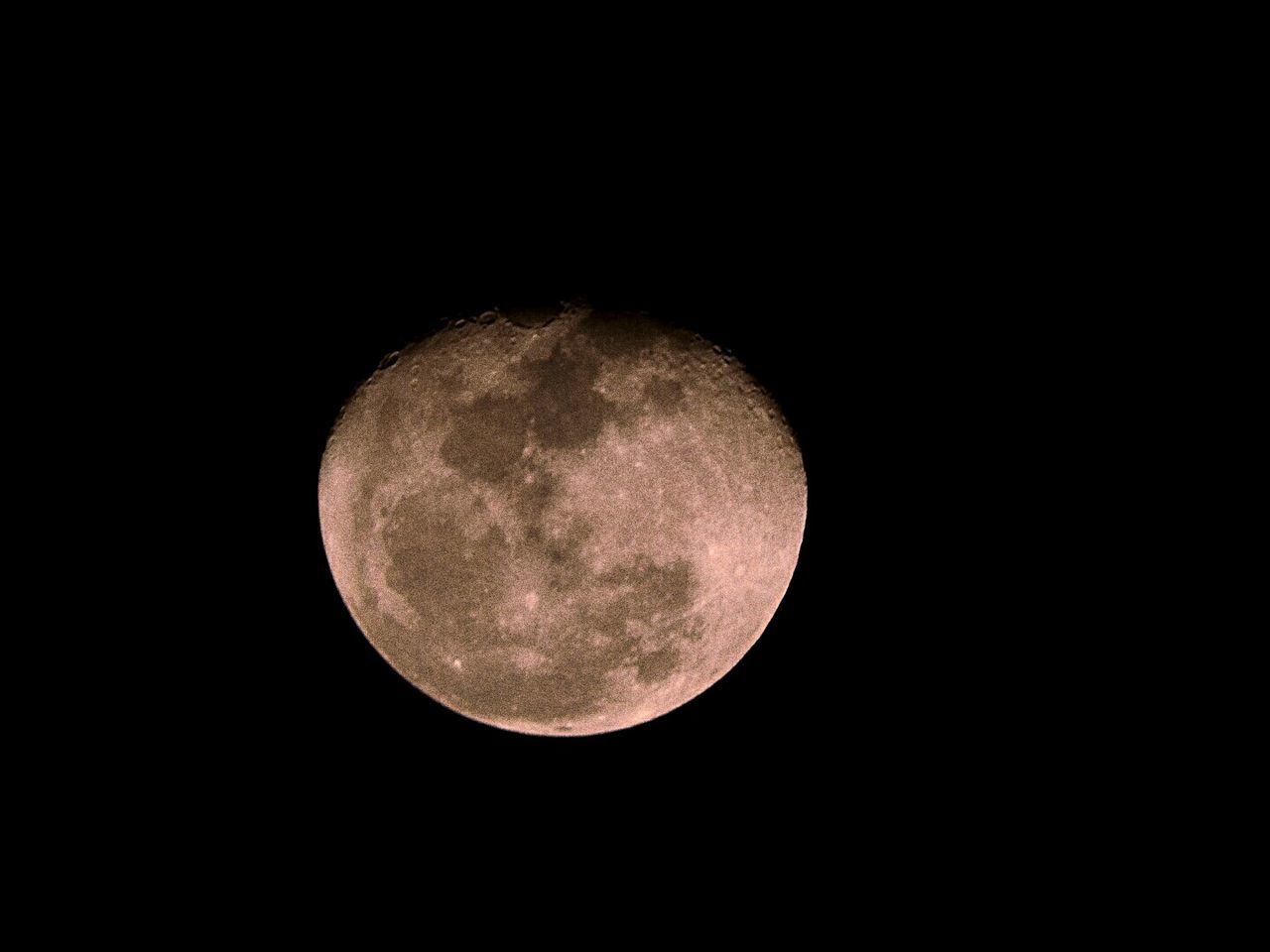 LOW ANGLE VIEW OF MOON IN THE DARK