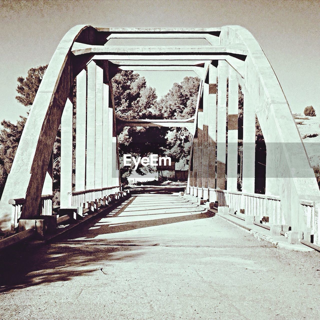 VIEW OF BRIDGE OVER RIVER