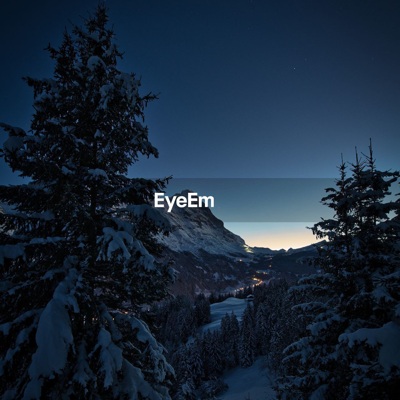 scenic view of snowcapped mountains against clear sky