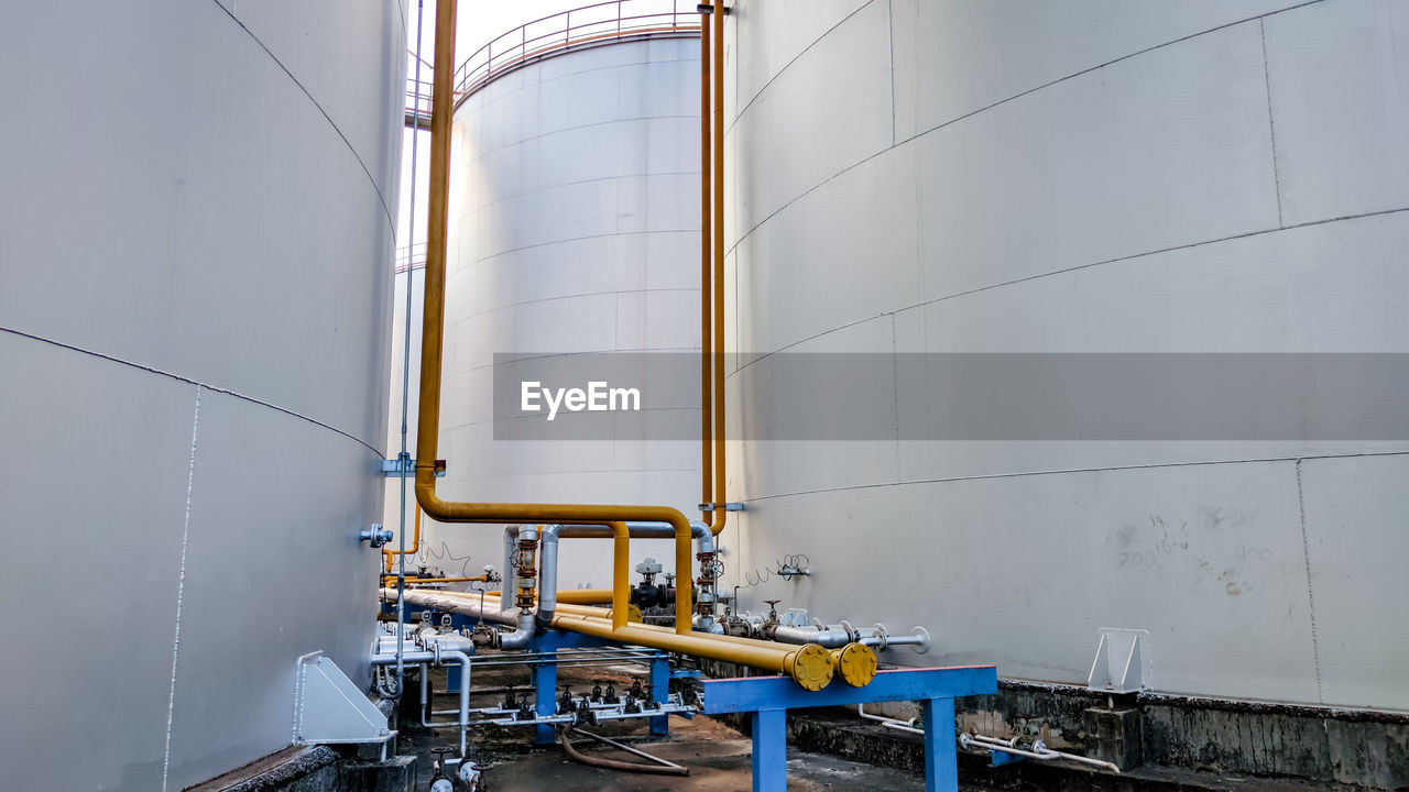 Metal structure in factory